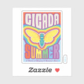 Cicada Summer Liebe Aufkleber (Blatt)
