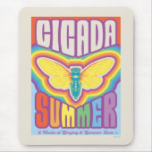Cicada Summer Liebe Mousepad (Vorne)