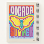 Cicada Summer Liebe Notizblock (Rückseite)