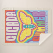 Cicada Summer Liebe Sherpadecke (Vorderseite (Horizontal))