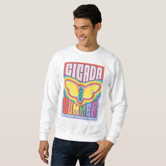 Cicada Summer Liebe Sweatshirt (Vorne ganz)