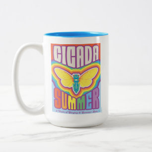 Cicada Summer Liebe Zweifarbige Tasse