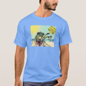 Cicada Summer Postcard Design T-Shirt (Vorderseite)