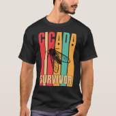 CICADA SURVIVOR Retro T-Shirt (Vorderseite)