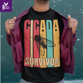 CICADA SURVIVOR Retro T-Shirt