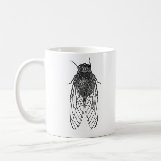 Cicada-Tasse Kaffeetasse (Links)