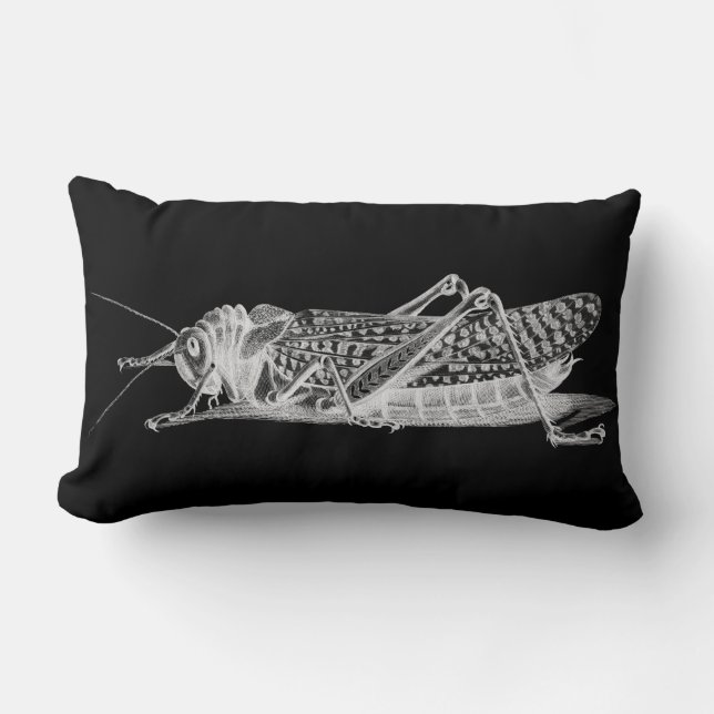 Cicada Throw Pillow Lendenkissen (Vorderseite)