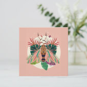 Cicada Tropical Karte (Stehend Vorderseite)