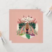 Cicada Tropical Karte (Vorderseite/Rückseite Beispiel)