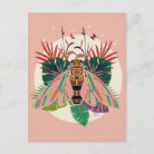 Cicada Tropical Postkarte (Vorderseite)
