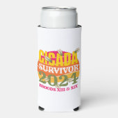 CICADA-ÜBERLEBENSRAHMEN 2024 Broods XIII Selters Dosenkühler (Seltzer Vorderseite)