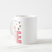 Cicada Valentines Day Love Valentine Cute Hearts Kaffeetasse (Vorderseite Links)