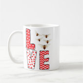 Cicada Valentines Day Love Valentine Cute Hearts Kaffeetasse (Links)