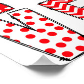 Cicada Valentines Day Love Valentine Cute Hearts  Poster (Ecke)