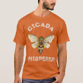 Cicada Whisperer Insect Magicicada Brood Bug T-Shirt (Vorderseite)