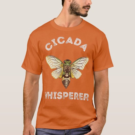 Cicada Whisperer Insect Magicicada Brood Bug T-Shirt (Vorderseite)
