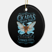Cicada Wiedersehen U.S Tour 2024 Cicada Konzert Keramik Ornament (Links)