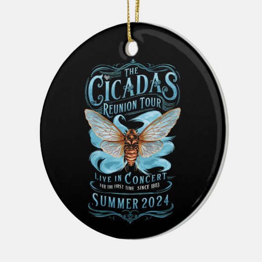 Cicada Wiedersehen U.S Tour 2024 Cicada Konzert Keramik Ornament (Links)