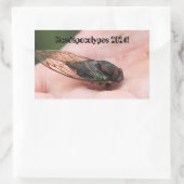 Cicadapocolypse 2024 rechteckiger aufkleber (Tasche)