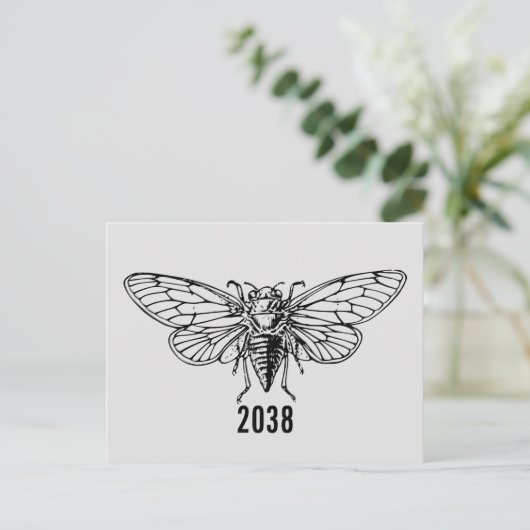 Cicadas 2038 postkarte (Stehend Vorderseite)