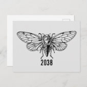 Cicadas 2038 postkarte (Vorne/Hinten)