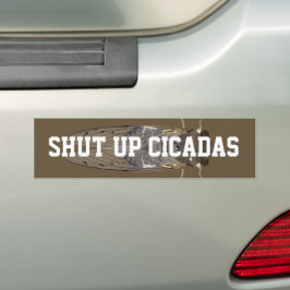 Cicadas beenden autoaufkleber