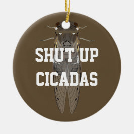 Cicadas beenden keramik ornament