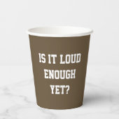 Cicadas beenden pappbecher (Rückseite)