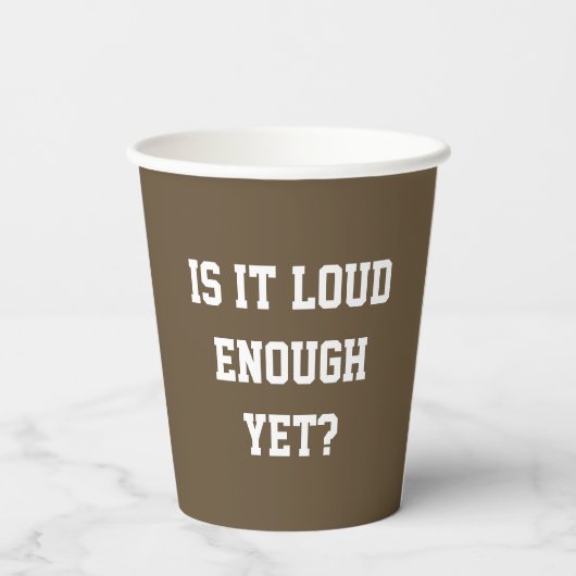 Cicadas beenden pappbecher (Rückseite)