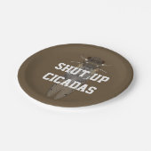 Cicadas beenden pappteller (Schrägansicht)