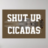 Cicadas beenden poster (Vorne)