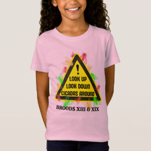 CICADAS RUND UM 2024 Fungefähre Kinder signieren T-Shirt