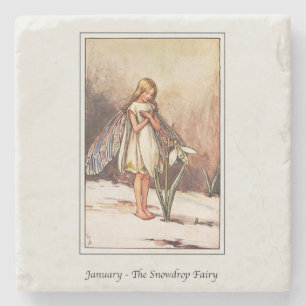 Cicely Mary Barker - January Fairy Steinuntersetzer