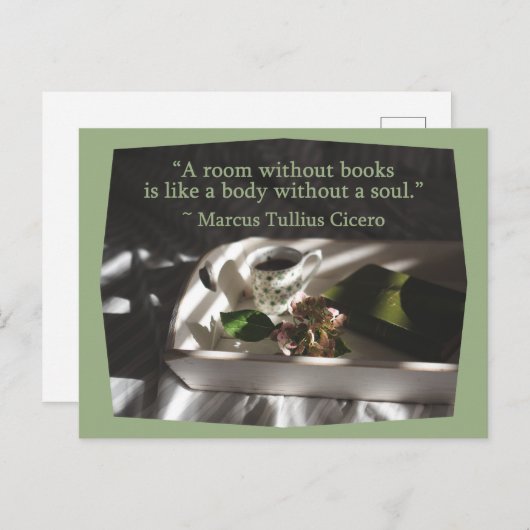 Cicero-Buchangebot Postkarte (Vorne/Hinten)
