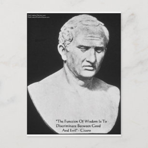Cicero "Gut & Böse" Weisheitszitate Karten & Gesch