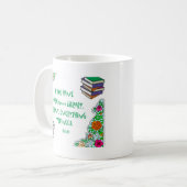 Ciceros Zitat auf Bibliotheken Kaffeetasse (Vorderseite Links)