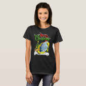 Cichlid Fish   Xmas Decorations Santa Cichlid Chri T-Shirt (Vorne ganz)