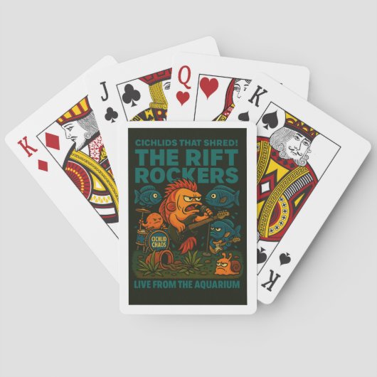 Cichlid Playing Cards Spielkarten (Rückseite)