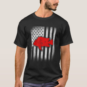 cichlid Shirt US-Flagge