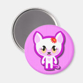 cici meow auf Magnet (Vorderseite/Rückseite)