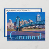Cicinnati, Ohio, Die Königstadt Postkarte (Vorne/Hinten)