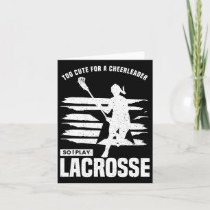 Cick Womens Lacrosse Shirt für Girls Karte