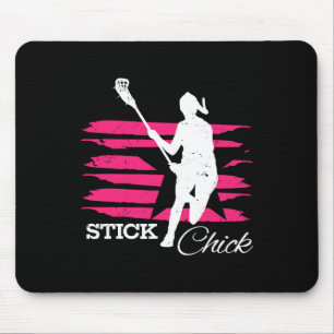 Cick Womens Lacrosse Shirt für Girls Mousepad