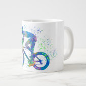 ciclista de competición en acuarela Jumbo-Tasse (Vorderseite Rechts)