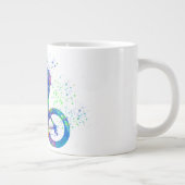 ciclista de competición en acuarela Jumbo-Tasse (Rechts)