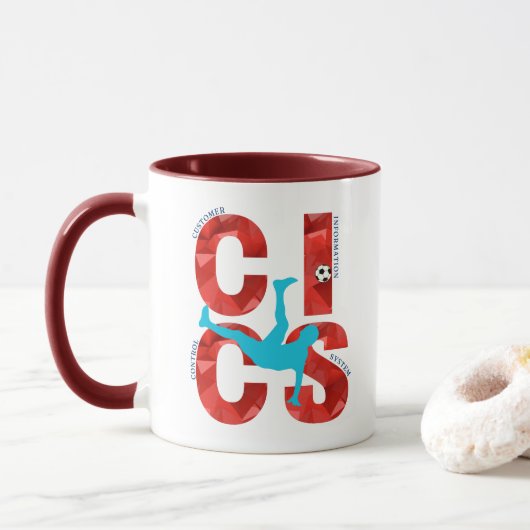 CICS Customer Information Control System Tasse (Mit Donut)