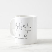 Cid Peptid-Namen-Tasse Kaffeetasse (Vorderseite Links)