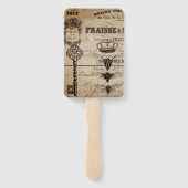 Cidada Wedding Fan Fächer (Rückseite)