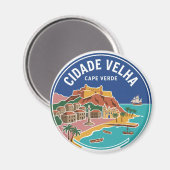 Cidade Velha Kap Verde Magnet (Vorderseite/Rückseite)