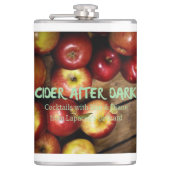 Cider After Dark Flash - Apfelwein Mojito Rezept Flachmann (Vorderseite)